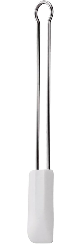 Roesle Silikon Teigschaber klein lang weiss Bild 1