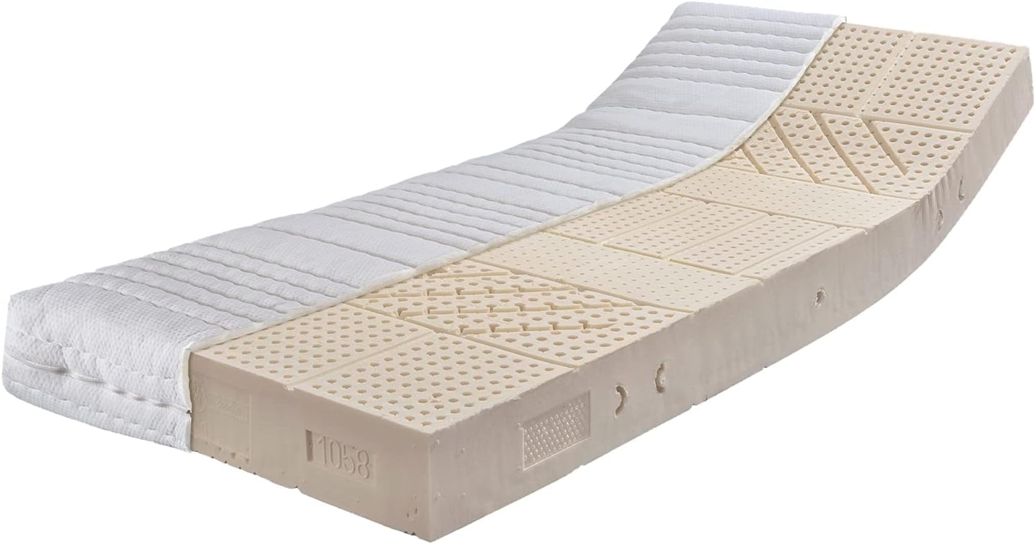 Latexmatratze Latexmatratze Komfort-NATURA Härtegrad H3 (RG.., RAVENSBERGER Matratzen, 19 cm hoch, Härtegrad H 3 (RG 80) 80x200 cm mit Baumwoll-Doppeltuch-Bezug Bild 1