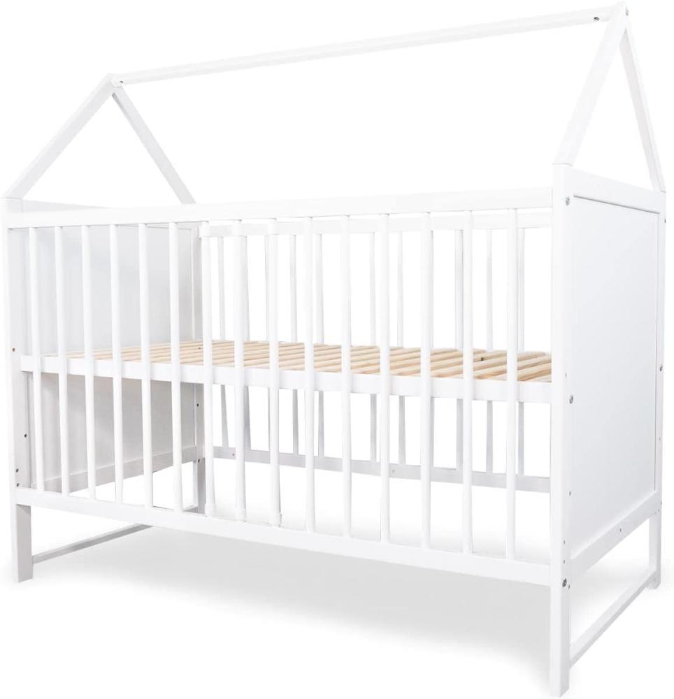 Babybett CHARLIE 60x120 cm weiß Bild 1