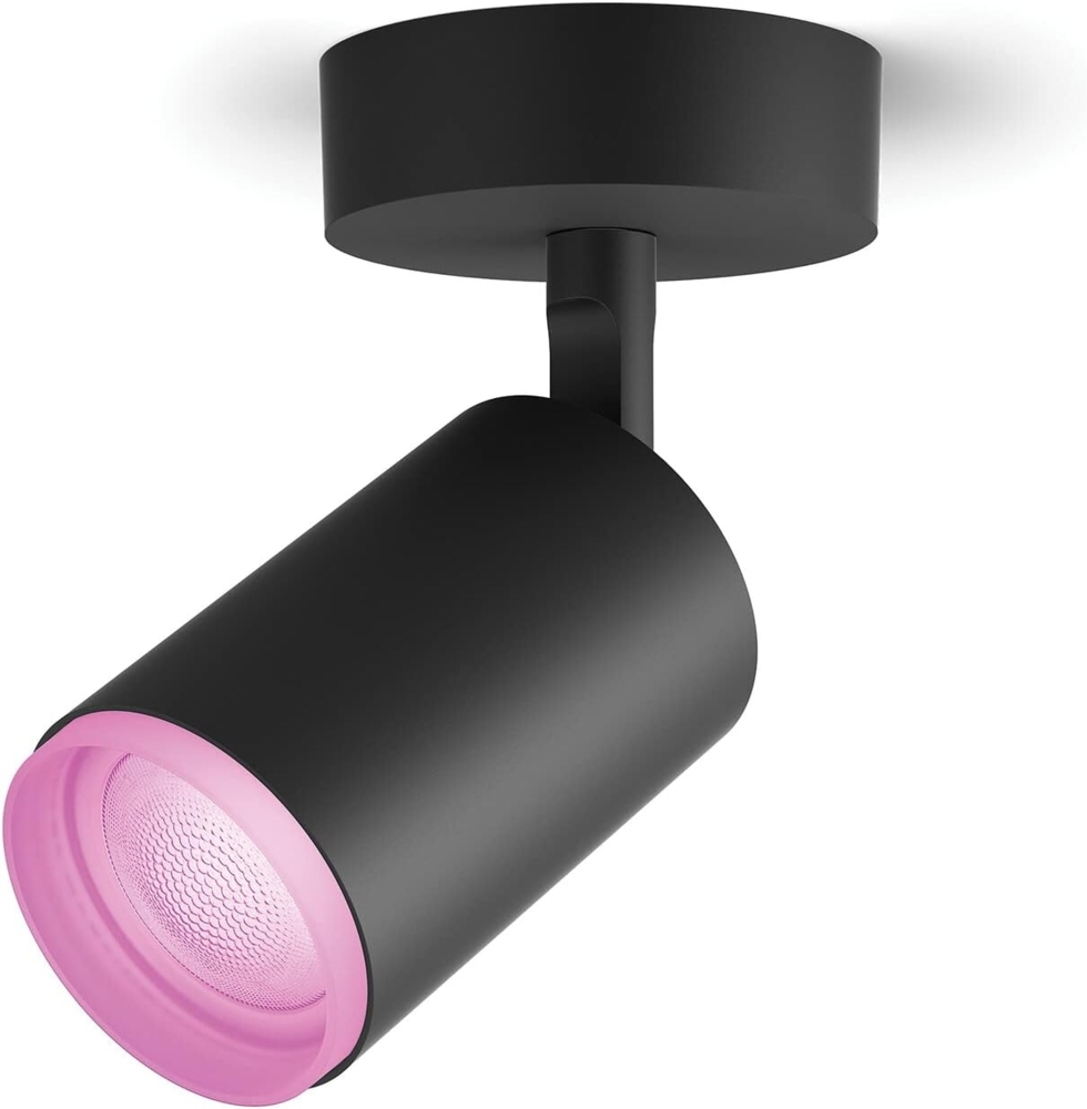 Philips Hue White and Color Ambiance Fugato BT 1er Spot schwarz Bild 1