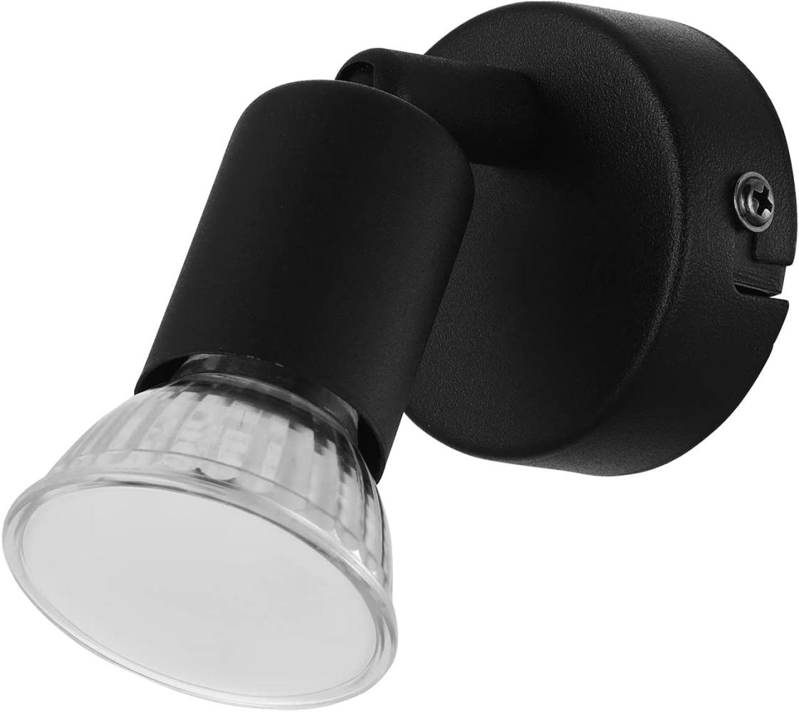 Eglo 32428 Spotleuchte BUZZ-LED GU10 1X2,8W Stahl schwarz Ø:6cm schwenkbar Bild 1