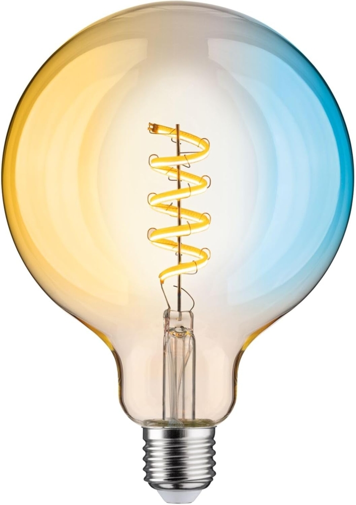 Paulmann 291. 61 Filament 230V LED Globe Smart Home Zigbee 600lm 7,5W 2200-5500K Tunable White dimmbar Gold Bild 1