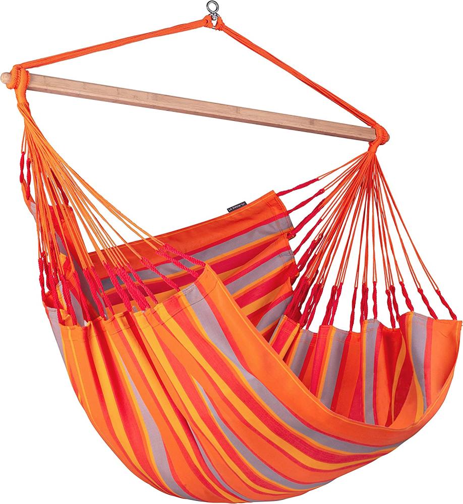 La Siesta Hängesessel Kingsize DOMINGO toucan orange Lounger Outdoor Hängestuhl Bild 1