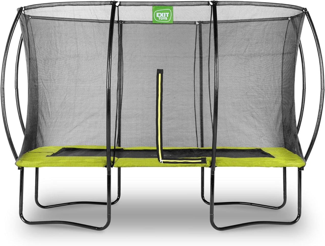 Exit Stahl Trampolin Silhouette | Lime | 244x366 cm Bild 1