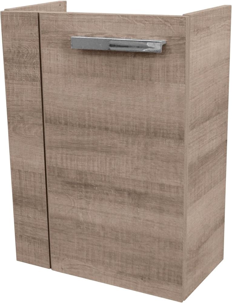 Fackelmann SBC A-VERO Waschbeckenunterschrank 45 cm, Braun hell, rechts Bild 1