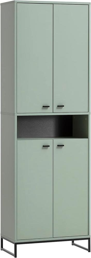 SCHILDMEYER Schuhschrank Schuhkommode Schuhablage Schrank Pistazie 60,2x185,5 cm Bild 1