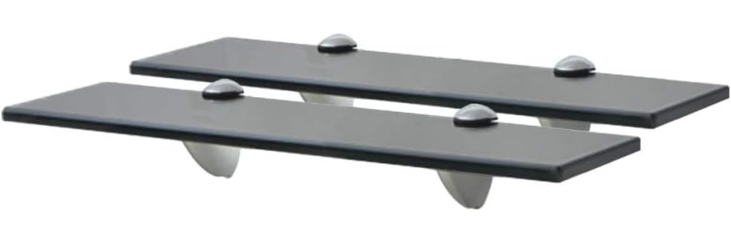 vidaXL Schwebende Regale 2 Stk. Glas 40x10 cm 8 mm [3051503] Bild 1