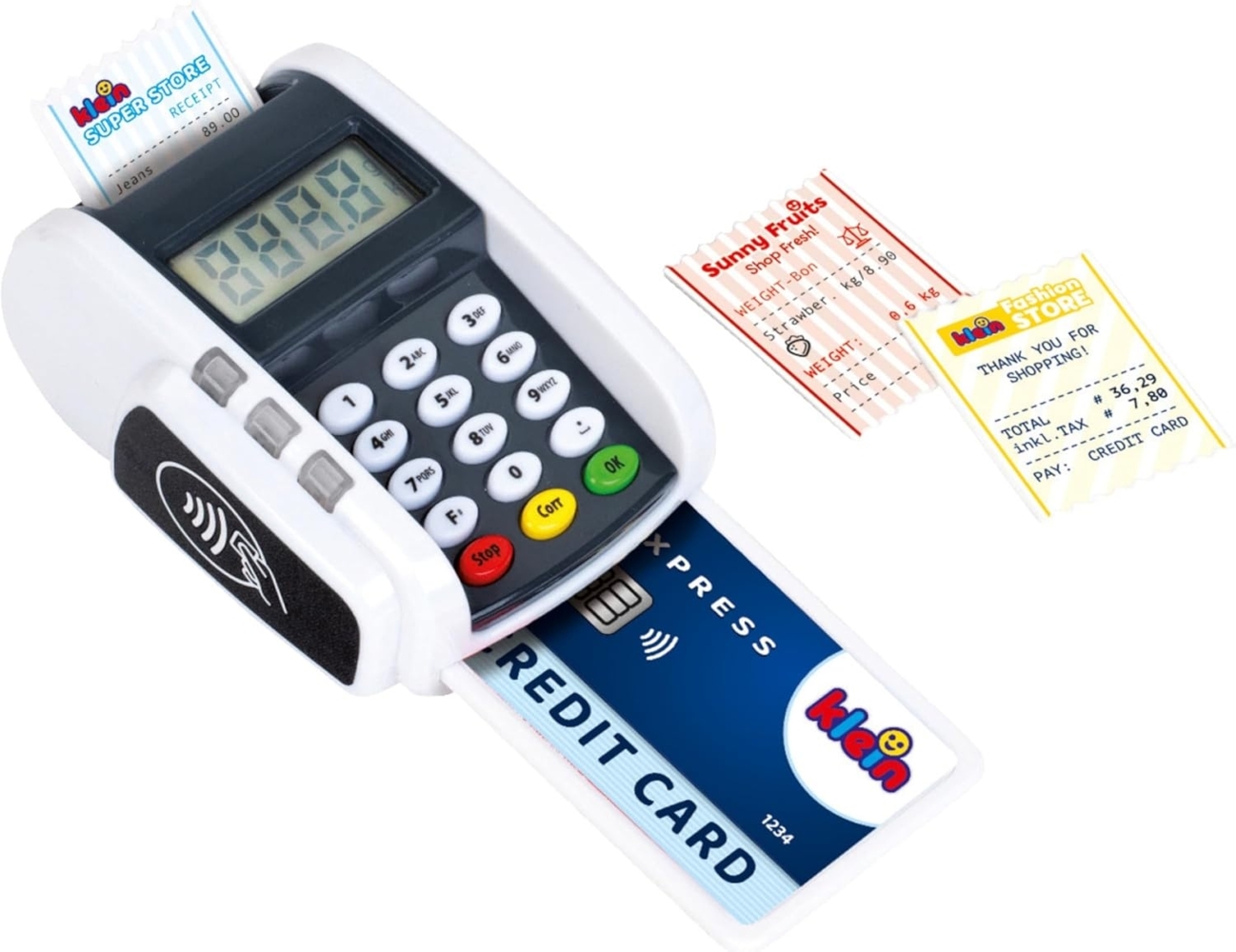 Theo Klein SHOPPING CENTER POS-TERMINAL MIT LICHT & SOUND Einkaufen 3 Jahr(e) Mit Ton AA Bild 1