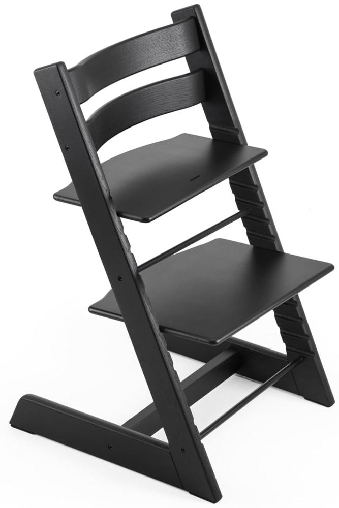 Stokke 'Tripp Trapp' Hochstuhl, Oak Black, höhenverstellbar, Buche massiv, bis 110 kg Bild 1
