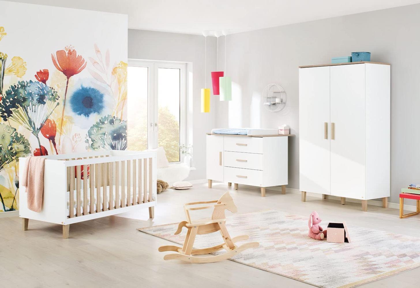 Pinolino 'Lumi' 3-tlg. Babyzimmer-Set, extrabreit Bild 1