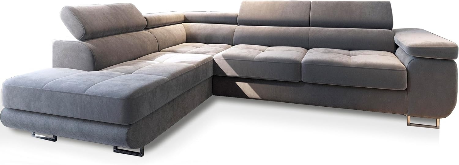 Masseno Ecksofa SELVA mit Schlaffunktion L-Form, Sofa mit Bettkasten Bild 1