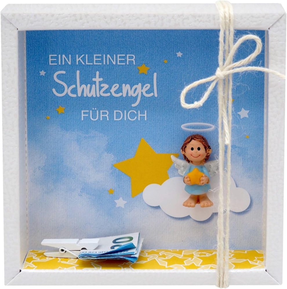 ZauberDeko Geschenkbox Geldgeschenk Schutzengel Taufe Geburtstag Geburt Geschenk Gutschein Bild 1