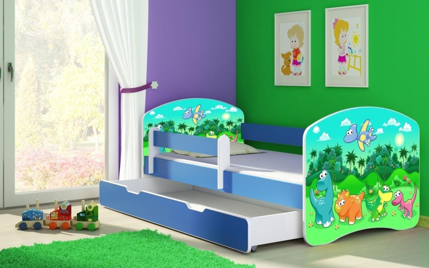 Kinderbett Dream mit verschiedenen Motiven 140x70 Dino Bild 1