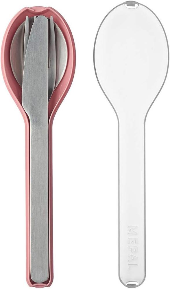 Mepal ELLIPSE Besteck-Set 3-teilig Nordic Pink Bild 1