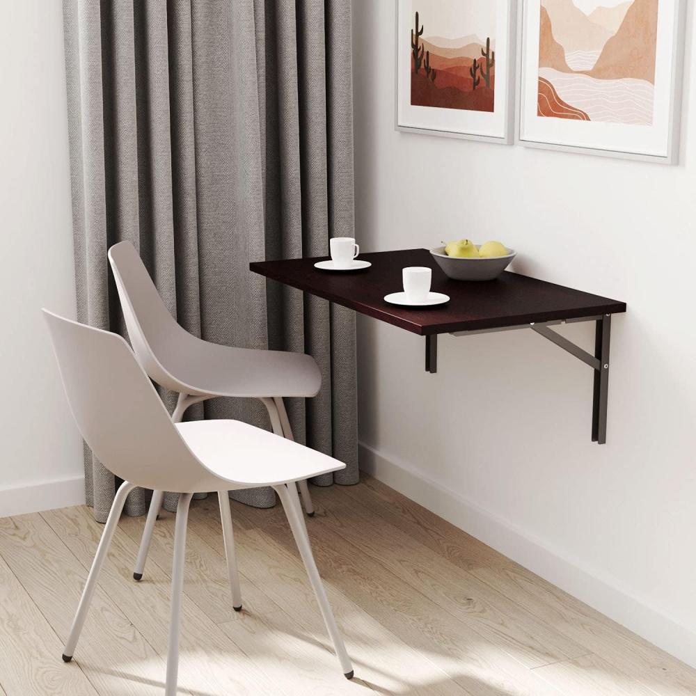 mikon 100x40 | Wandklapptisch Klapptisch Wandtisch Küchentisch Schreibtisch Kindertisch | WENGE Bild 1