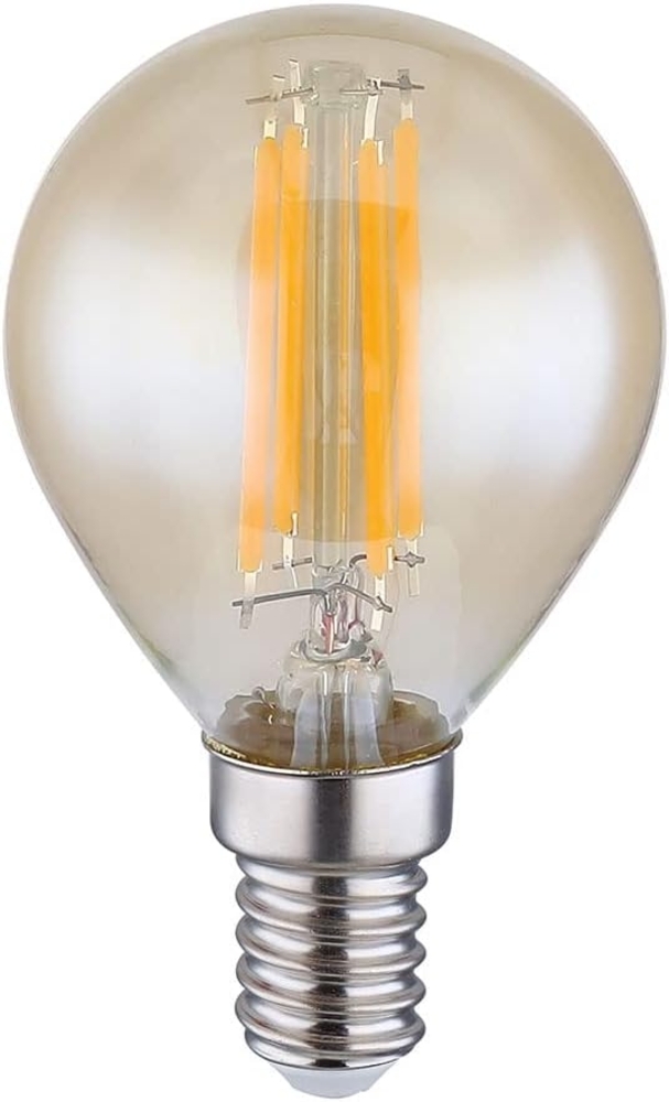 LED Leuchtmittel, Kugel, E14, 4 Watt, 350 Lumen, warmweiß, DxH 4,5x7,8 cm Bild 1