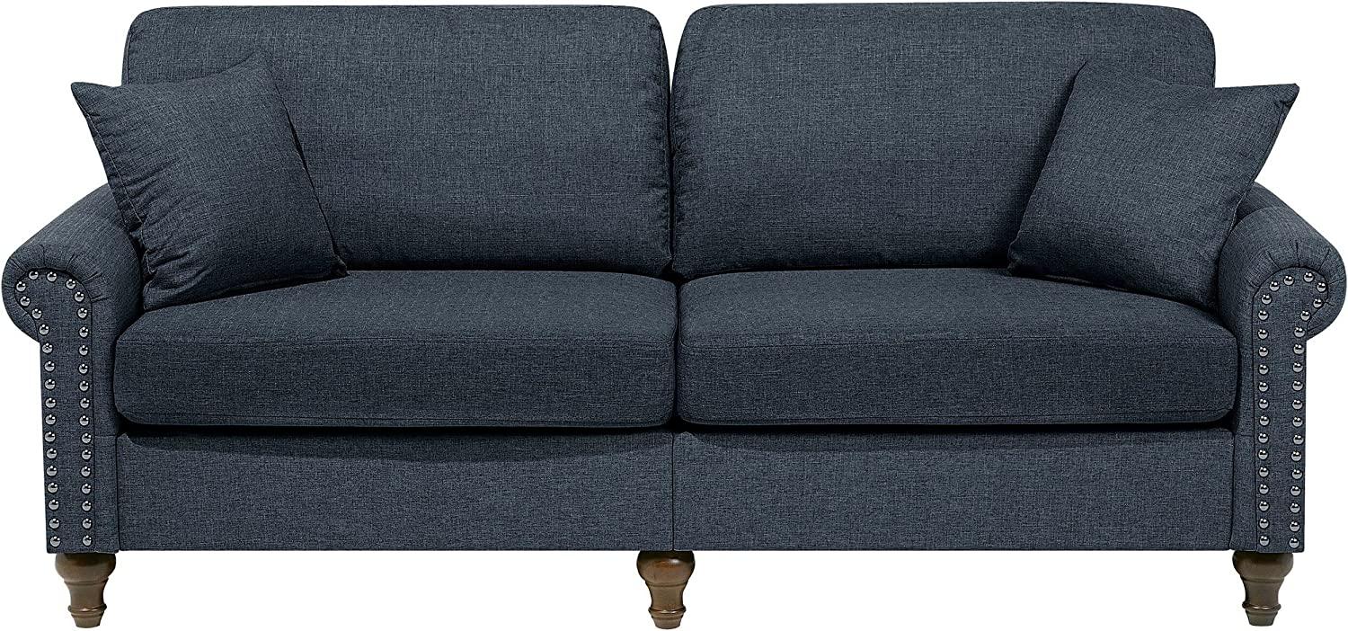 3-Sitzer Polstersofa dunkelgrau OTRA Bild 1