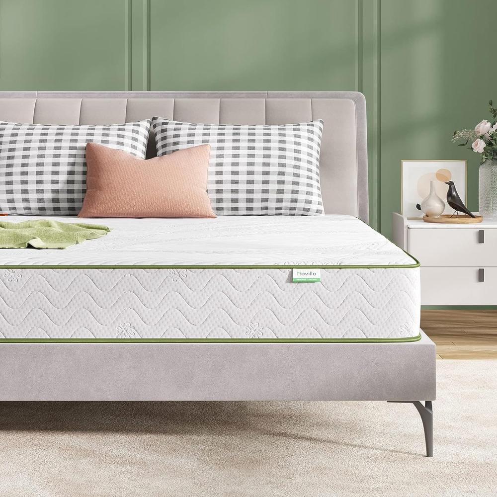 Novilla Matratze 160x190 Federkernmatratze Härtegrad H2/H3 Öko Tex Zertifiziert Mittelfest Hybridmatratze Boxspringmatratze Punktelastische Atmungsaktiv für Bettgestell Lattenrost Höhe 20cm Bild 1
