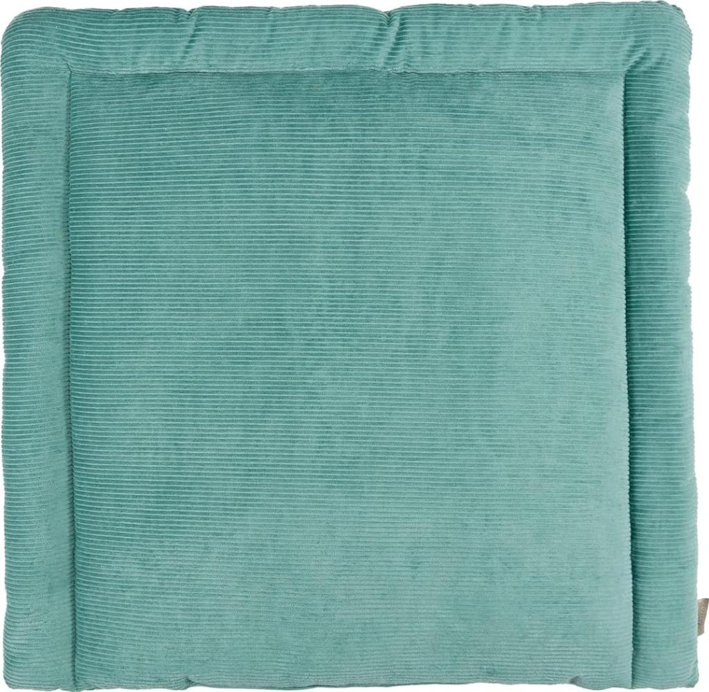 KraftKids Wickelauflage in Cord Breitcord Mint, Wickelunterlage 60x70 cm (BxT), Wickelkissen Bild 1