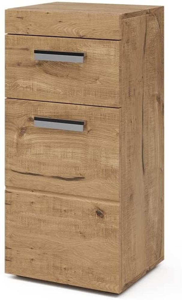 Vicco Midischrank Badschrank Badezimmerschrank Luna Schublade 2 Fächer 1 Tür Bild 1