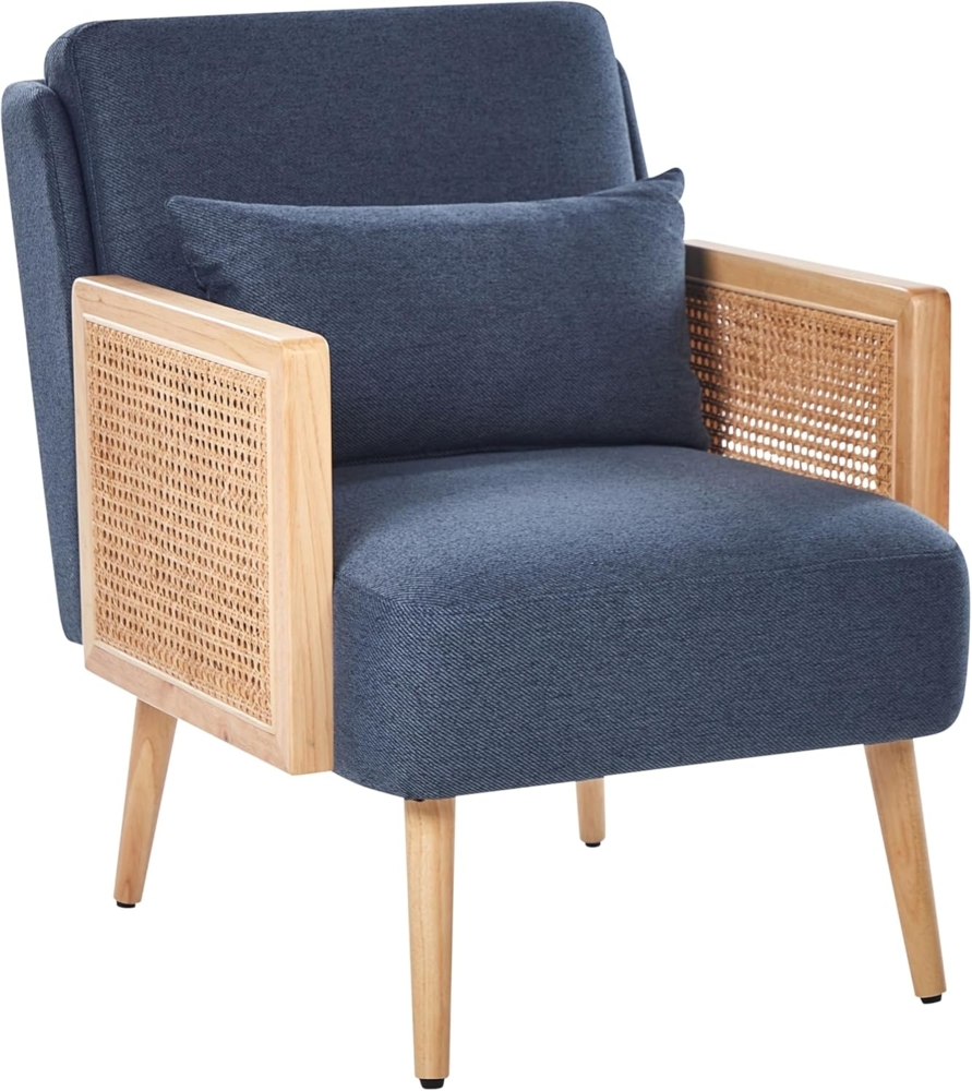 Sessel ORUM Stoff Blau Bild 1