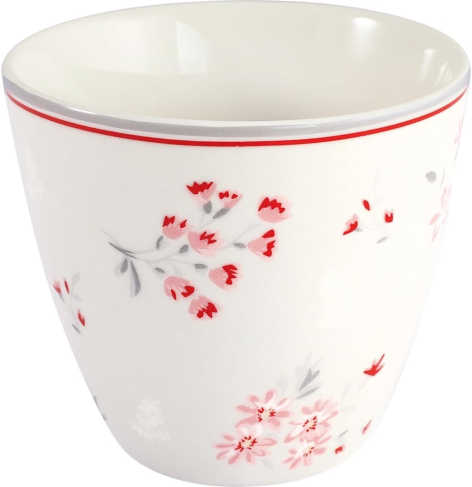 Greengate Latte Cup Emberly Pale Grey (13,5cm) STWLATEBR8506 Bild 1