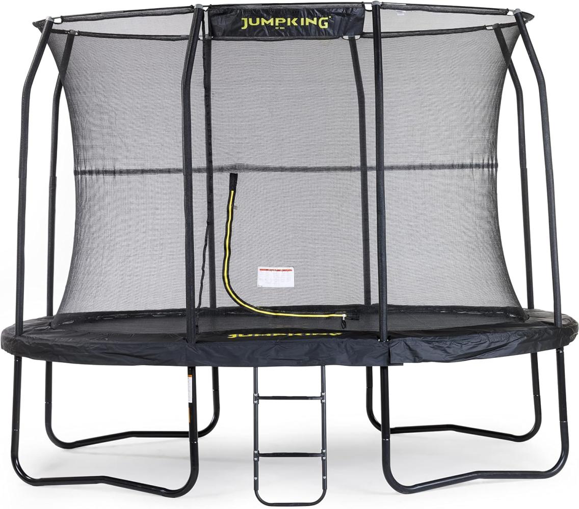 trampolin mit Netz und Leiter JumpPod Oval351x244 cm schwarz (2016) Bild 1