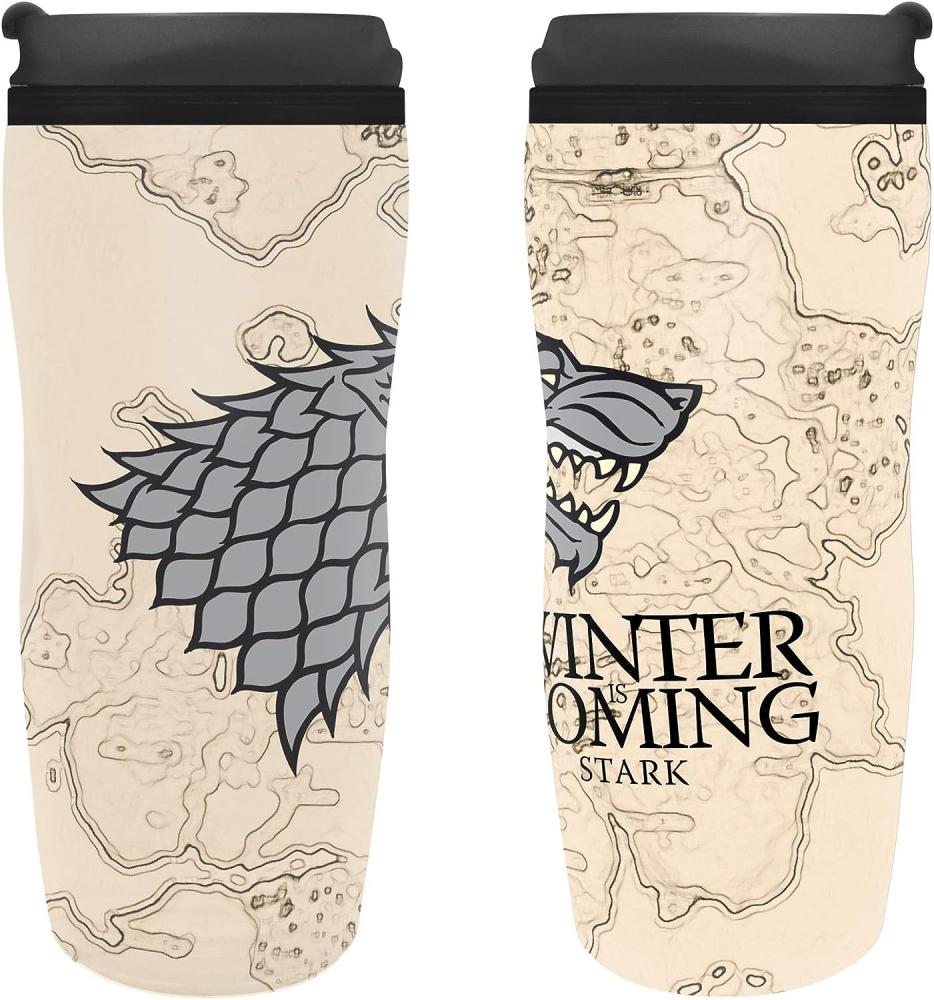 GAME OF THRONES - Reisebecher "Winter is coming" Bild 1