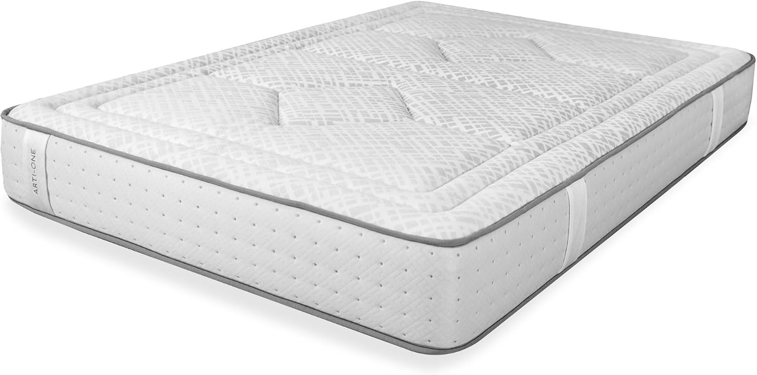 WIN REST Matratze 105x180 cm, mittlere Härte, für Einzelbett, 26 cm Höhe, Viscogel, profilierter Schaumstoff, Cloud Foam mit Luftkameras, hypoallergen, atmungsaktiv, Modell Arti One Bild 1