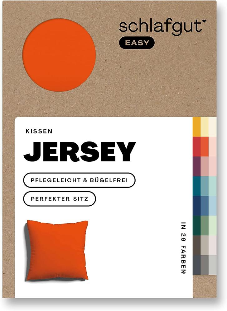 Schlafgut Kissenbezug EASY Jersey, (1 Stück), Kissenhülle mit Reißverschluss, weich und saugfähig, Kissenbezug Bild 1