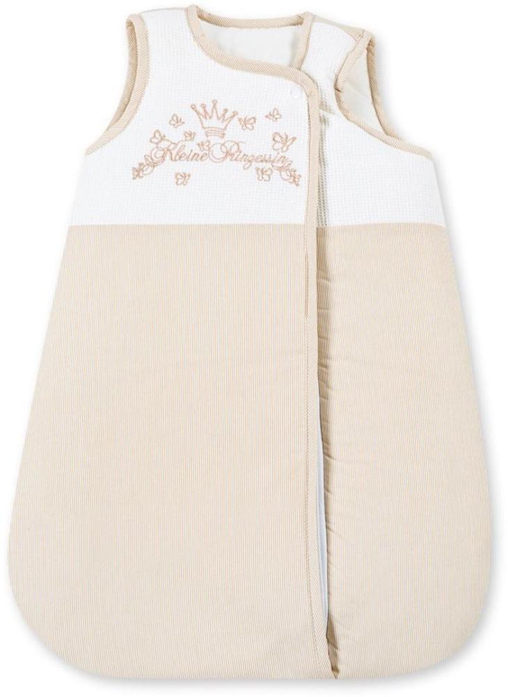 Mixibaby Baby Schlafsack Winterschlafsack/Sommerschlafsack für Jungen und Mädchen 70cm, Modelle:Kleine Prinzessin Beige Bild 1