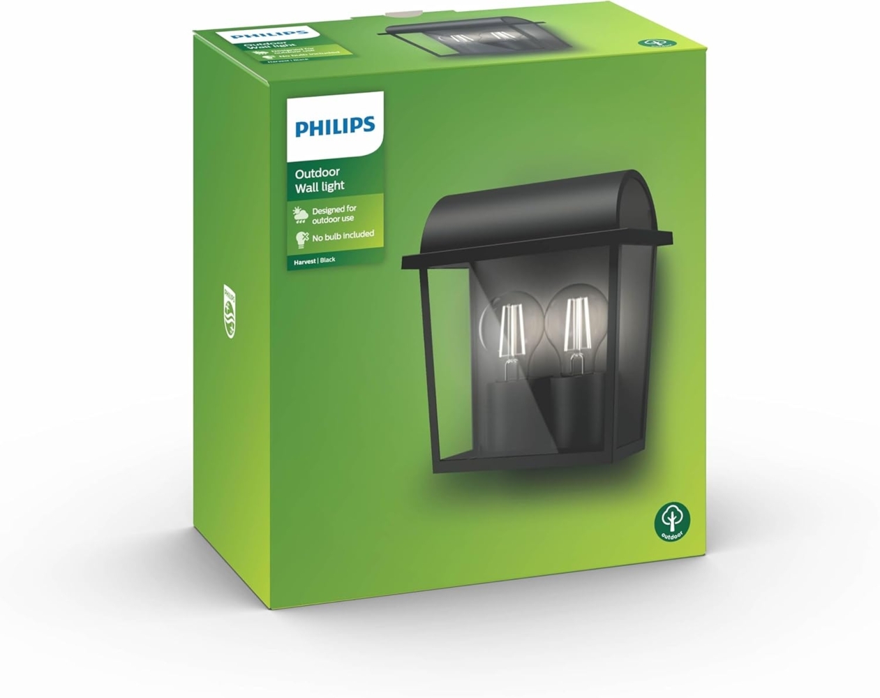 Philips myGarden Wandaussenleuchte Harvest, 42W, schwarz Bild 1