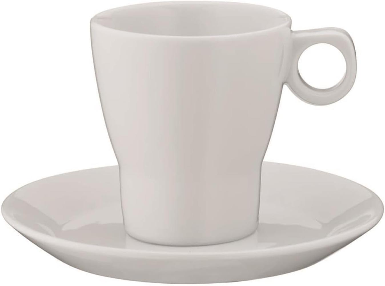 WMF Barista Café créme Tasse, mit Untertassenn, 150 ml, Porzellan, spülmaschinengeeignet Bild 1