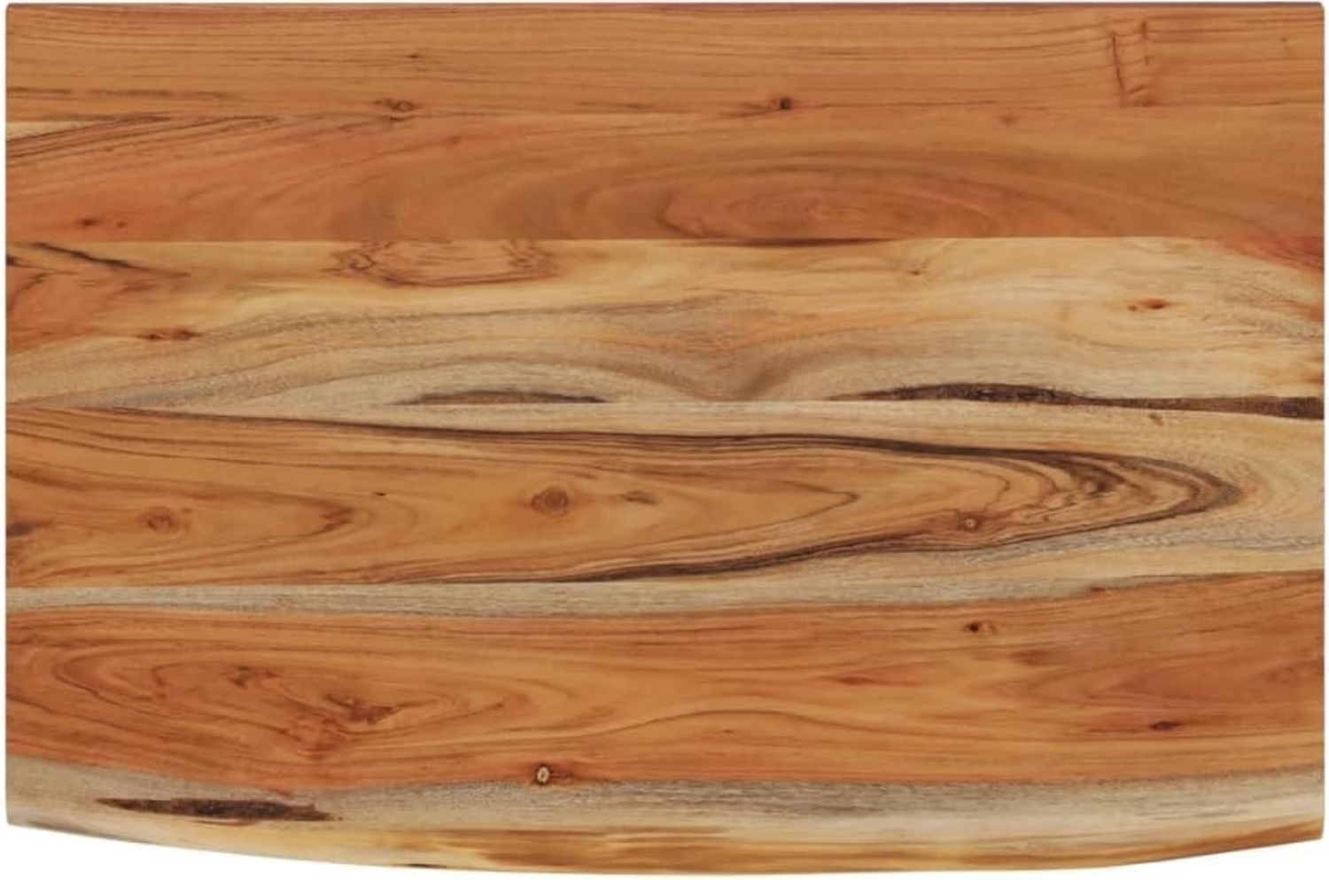 vidaXL Wandregal 50x30x3,8 cm Rechteckig Massivholz Akazie Baumkante 370283 Bild 1