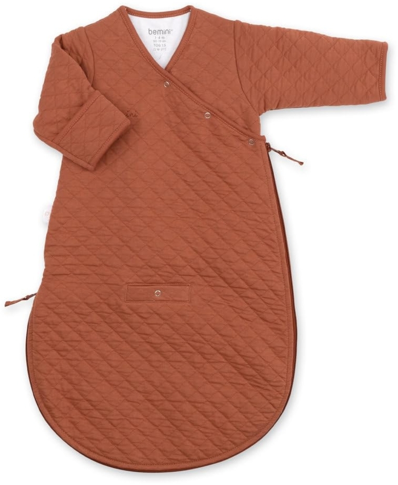 BEMINI Schlafsack Pady quilted jersey tog 1.5 Brick Bild 1