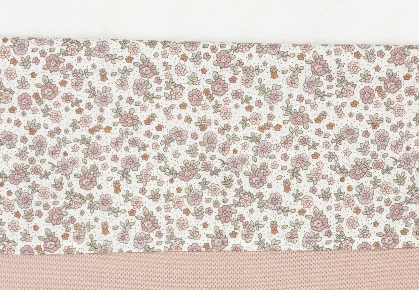 Jollein Retro Flowers Babybettlaken - 120 x 150 cm Bild 1