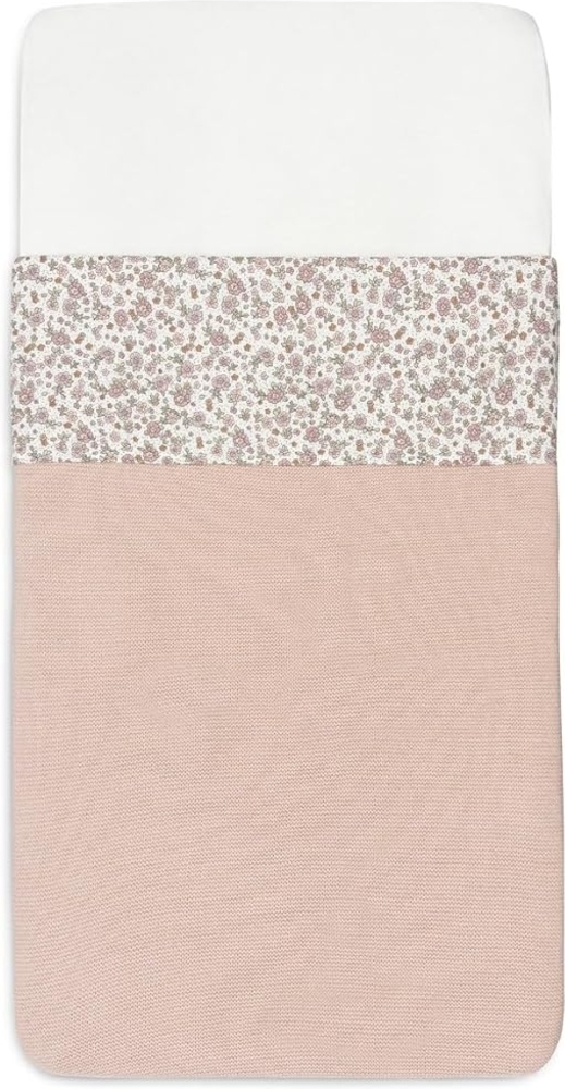 Jollein Retro Flowers Babybettlaken - 120 x 150 cm Bild 1