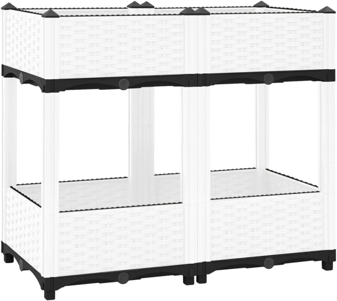 vidaXL Hochbeet 80x40x71 cm Polypropylen 153313 Bild 1