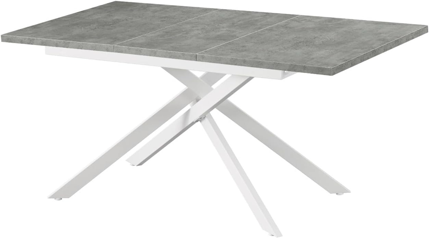 B&D home Esstisch Ausziehtisch BEA, X-Gestell, ausziehbar, 120-160cm, 4-6 Personen Bild 1