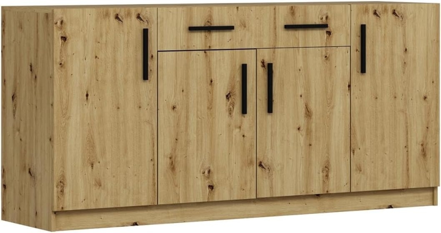 Vente-unique - Sideboard mit 4 Türen & 2 Schubladen - Holzfarben - MEROLIA Bild 1