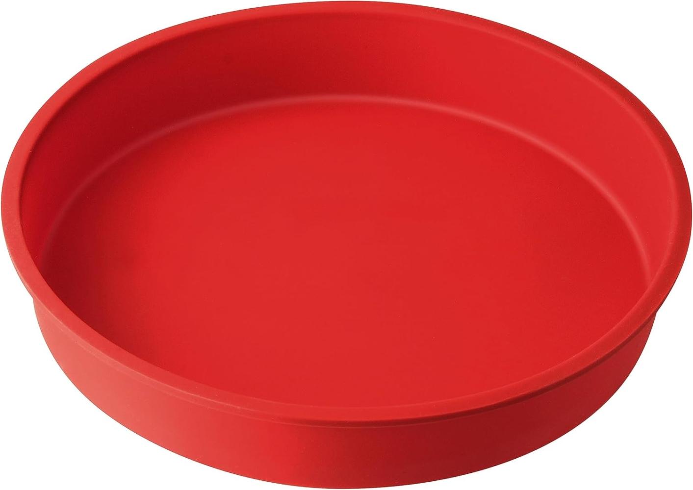 Dr. Oetker - Silikon Backform Flexxibel Rundform Rot Ø 26cm Rundbackform (1267) Bild 1