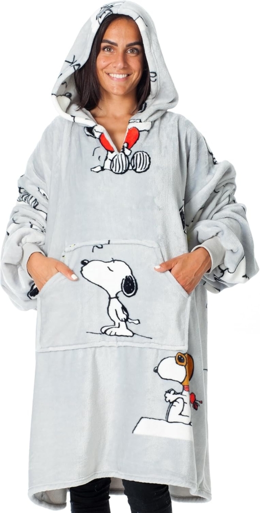 Kinderdecke Kanguru Snoopy Hoodie, XXL-Pullover für Männer & Frauen, Kanguru Bild 1