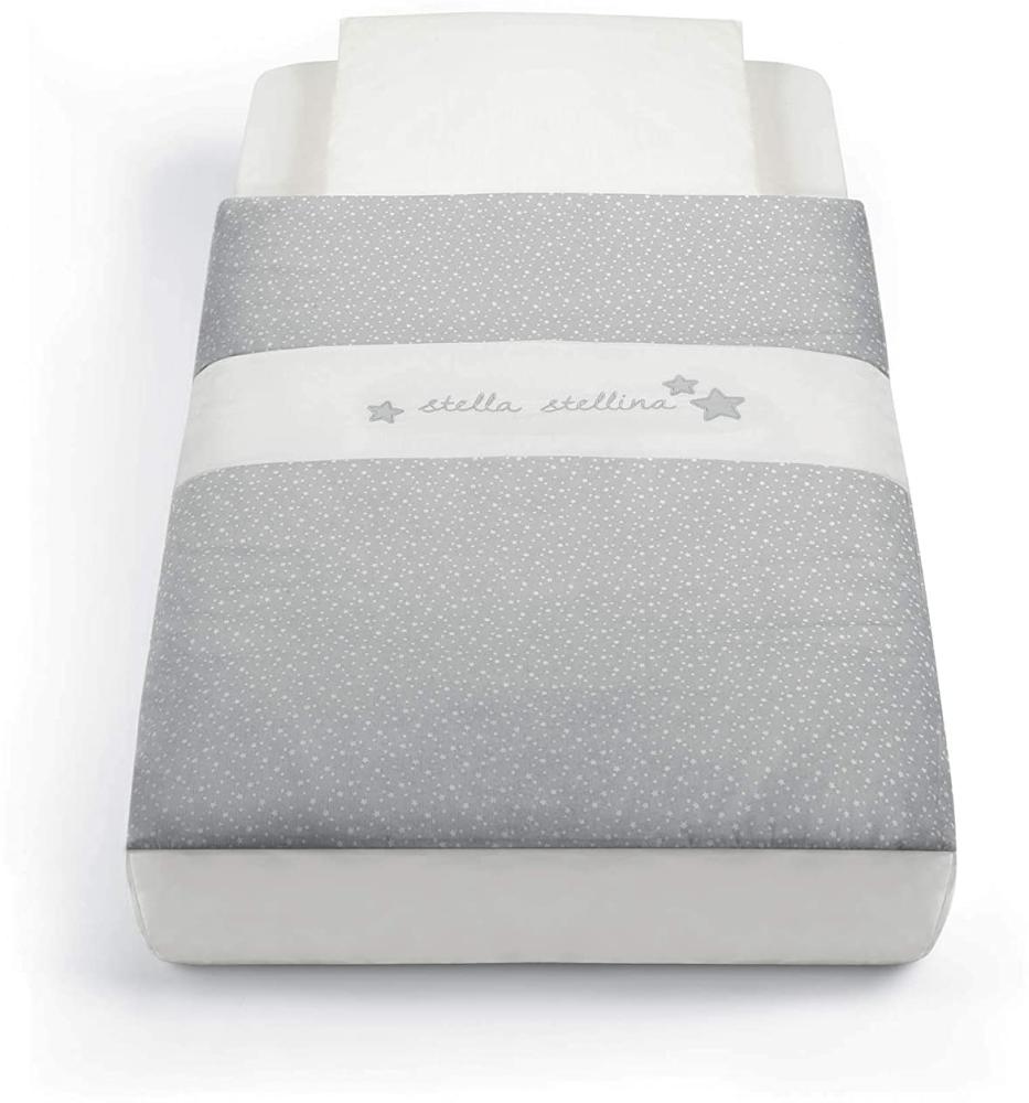 Textil Set für Beistellbett Cullami : stella stellina / Sternchen grau Bild 1