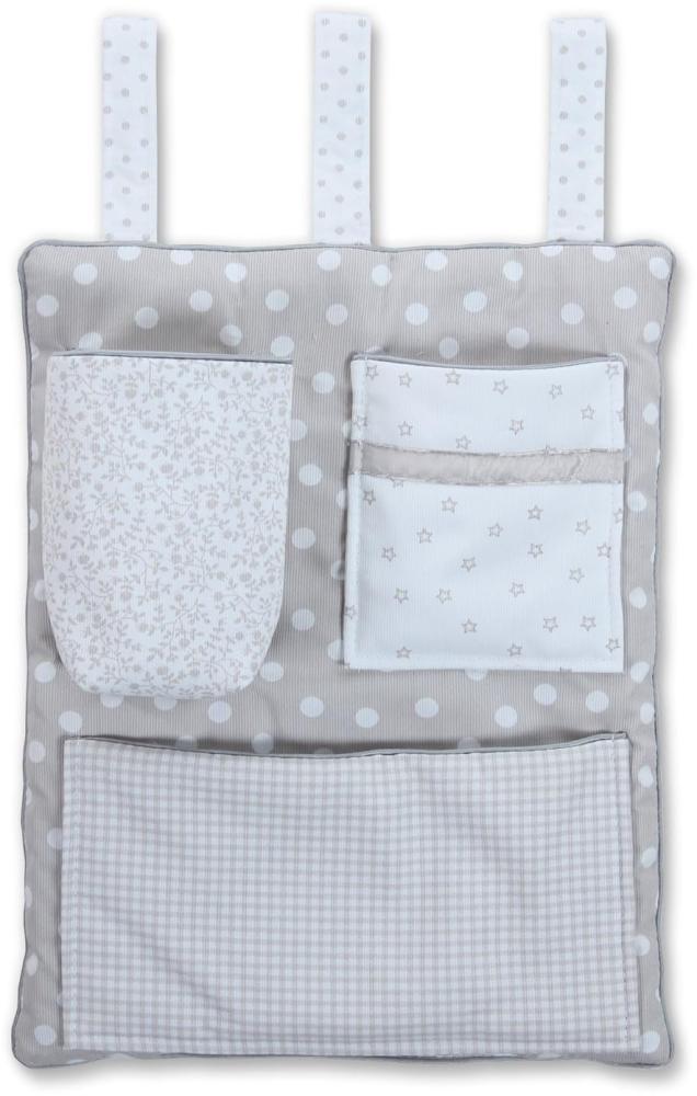 Babybay 'Utensilo' Betttasche grau Bild 1