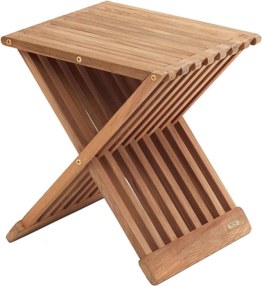 Skagerak Fionia Hocker Teak Beistelltisch Höhe 44 cm Bild 1