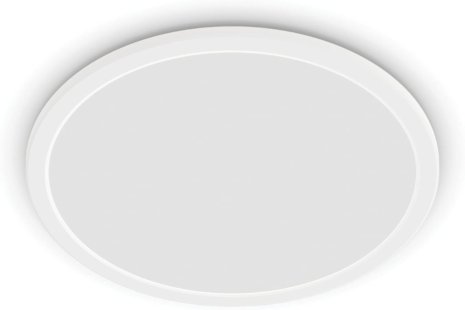 Philips Superslim CL550 Ceiling lamp Ø250 mm LED 15W 2700K SceneSwitch IP44, White Bild 1