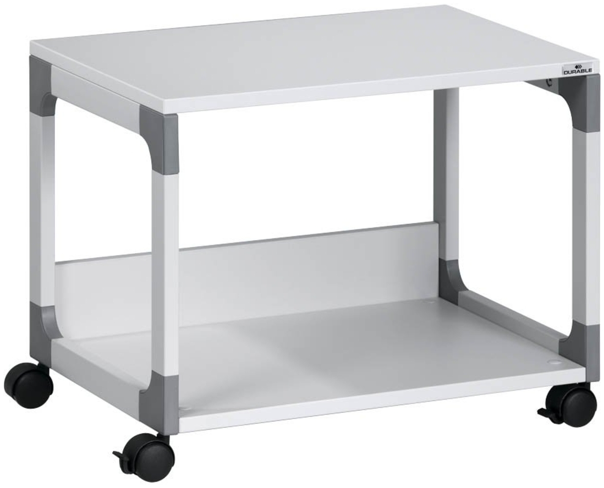 Durable System Multi Trolley 48, grau, glasfaserverstärkte Ecken, Kippschutz - 600 x 477 x 432 mm, 371010 Bild 1