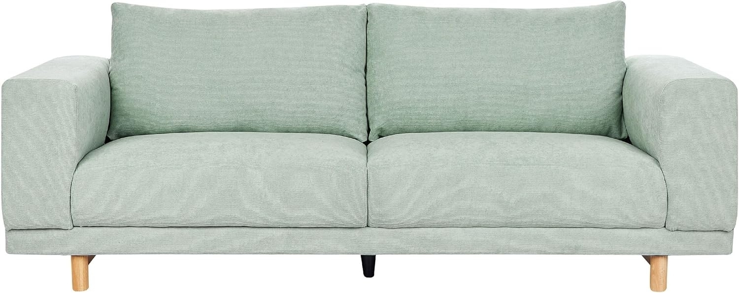 3-Sitzer Sofa Cord mintgrün NIVALA Bild 1