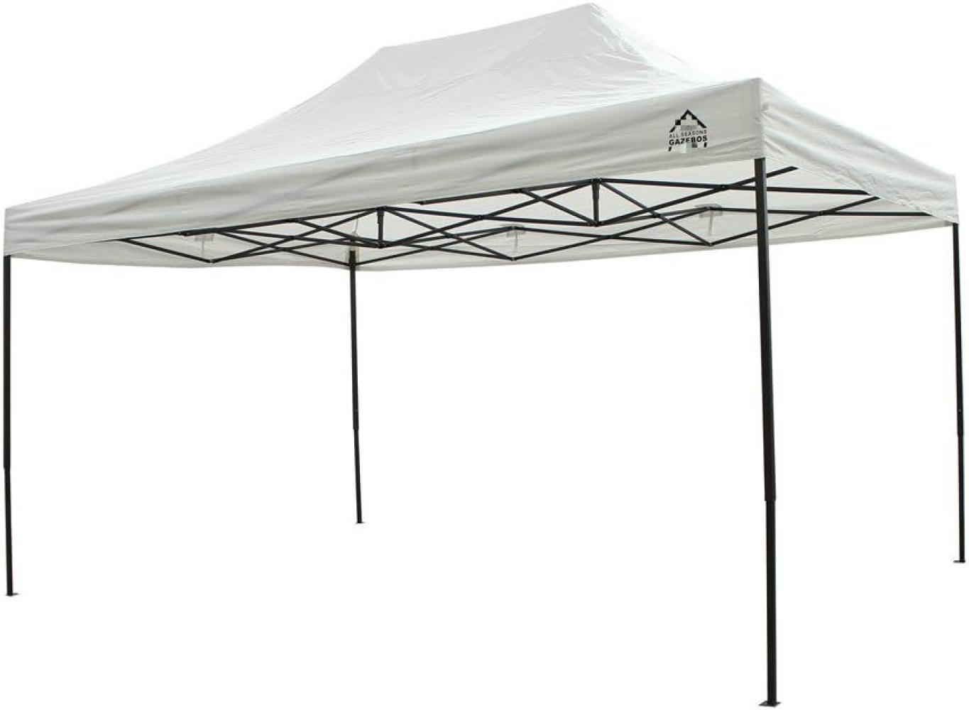 All Seasons Gazebos 3x4.5m vollständig wasserdichtes Faltpavillon - Weiß Bild 1