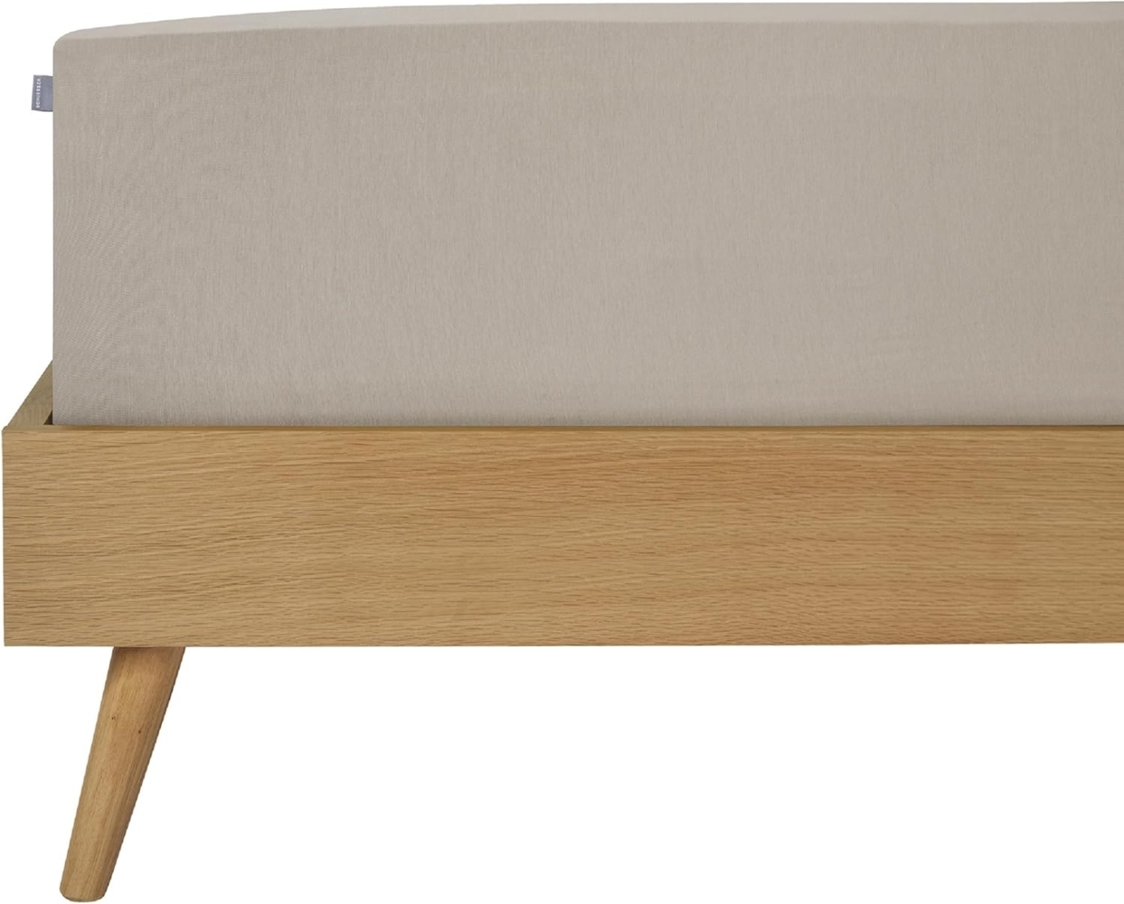 Schiesser 'Flexi' Spannbettlaken mit Gummizug, Jersey / Elasthan, Silber, 140x200 cm Bild 1